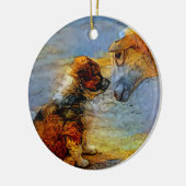 English Shepherd Ornament (beidseitig) (Links)
