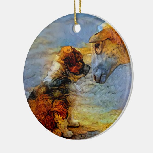English Shepherd Ornament (beidseitig) (Links)