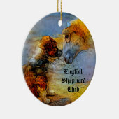 English Shepherd Ornament (einseitig) (Rechts)