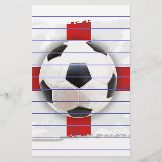 English Soccer Briefpapier (Vorderseite)
