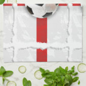 English Soccer Geschirrtuch (Gefaltet)