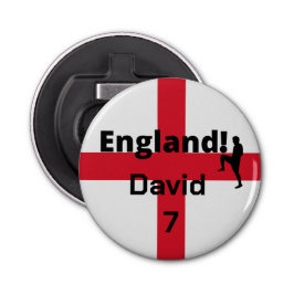 English Soccer Player anpassbar Flaschenöffner