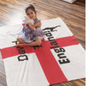 English Soccer Player anpassbar Fleecedecke