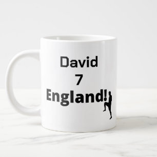 English Soccer Player anpassbar Jumbo-Tasse