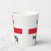 English Soccer Player anpassbar Pappbecher (Links)