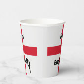 English Soccer Player anpassbar Pappbecher (Rechts)