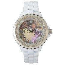 English Spot Bunny mit Vintagen Lace Blume