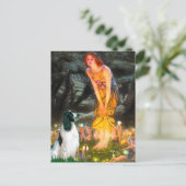 English Springer 7 - MidEve Postkarte (Stehend Vorderseite)