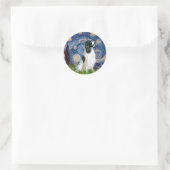 English Springer 7 - Starry Night Runder Aufkleber (Tasche)