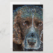 English Springer Briefpapier (Vorne/Hinten)