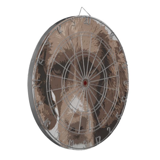 English Springer Dartscheibe (Vorderseite Links)