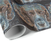 English Springer Geschenkpapier (Rolleneckpunkt)