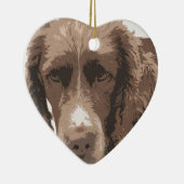 English Springer Keramik Ornament (Rechts)