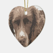 English Springer Keramik Ornament (Links)