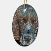 English Springer Keramikornament (Links)