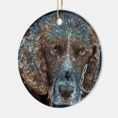 English Springer Keramikornament (Links)