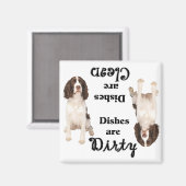 English Springer Lovers Spanisch Geschirrspüler Ma Magnet (Vorderseite/Rückseite)