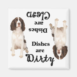 English Springer Lovers Spanisch Geschirrspüler Ma Magnet