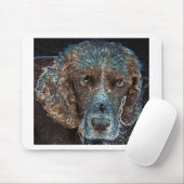 English Springer Mousepad (Mit Mouse)