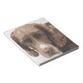 English Springer Notizblock (angewinkelt)