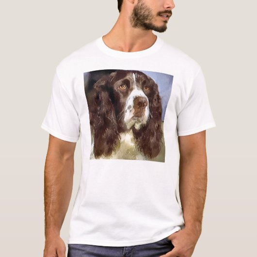 English Springer Spanel Art Gifts Apparel T-Shirt (Vorderseite)