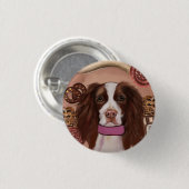 English Springer Spanel Button (Vorne & Hinten)