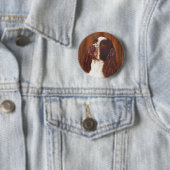 English Springer Spanel Button (Beispiel)