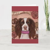 English Springer Spanel Dankeskarte (Vorderseite)