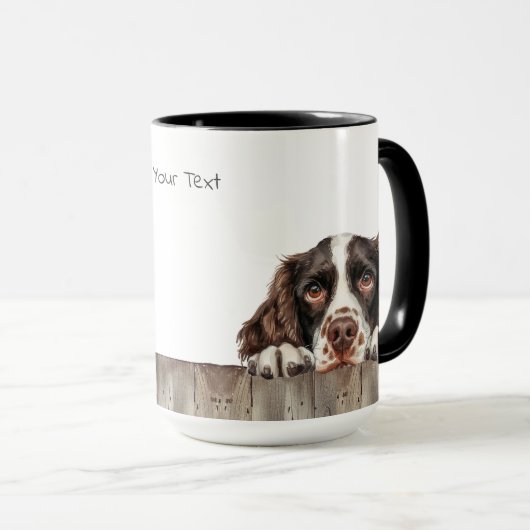 English Springer Spanel Dog Tasse (VorderseiteRechts)
