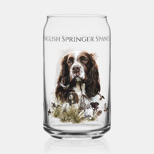 English Springer Spanel Dosenglas (Vorderseite)
