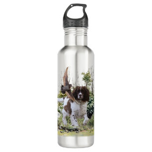 English Springer Spanel Edelstahlflasche