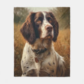English Springer Spanel Fleecedecke (Vorderseite)
