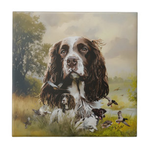 English Springer Spanel Fliese