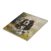 English Springer Spanel Fliese (Seite)