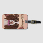 English Springer Spanel Gepäckanhänger (Vorderseite (Horizontal))