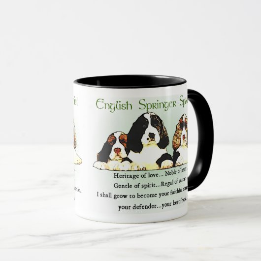 English Springer Spanel Geschenke Tasse (VorderseiteRechts)