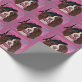 English Springer Spanel Geschenkpapier (Ecke)