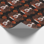 English Springer Spanel Geschenkpapier (Ecke)
