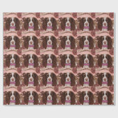 English Springer Spanel Geschenkpapier (Flach)