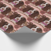 English Springer Spanel Geschenkpapier (Ecke)