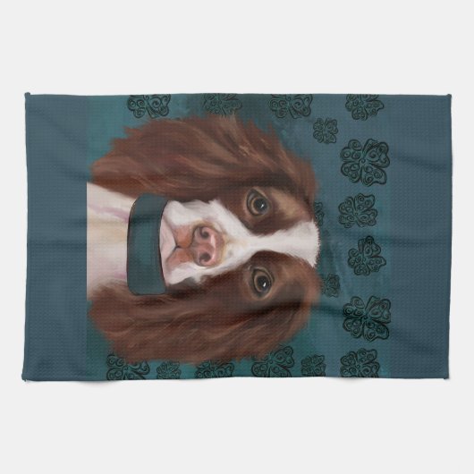 English Springer Spanel Geschirrtuch (Horizontal)