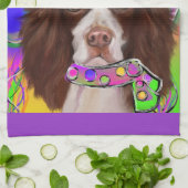 English Springer Spanel Geschirrtuch (Gefaltet)