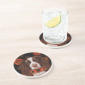 English Springer Spanel Getränkeuntersetzer (Seite)