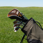 English Springer Spanel Golf Headcover (In SItu)
