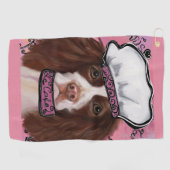 English Springer Spanel Golfhandtuch (Horizontal)