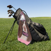 English Springer Spanel Golfhandtuch (Gras)