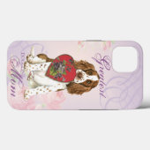 English Springer Spanel Herz Mama Case-Mate iPhone Hülle (Rückseite (Horizontal))