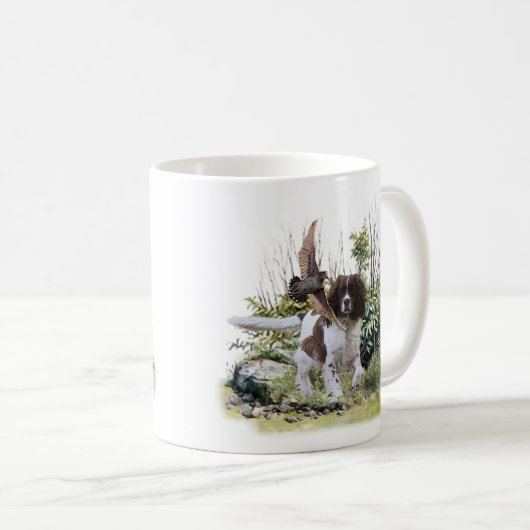 English Springer Spanel Kaffeetasse (VorderseiteRechts)