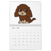 English Springer Spanel Kalender (Mär 2027)