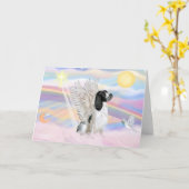 English Springer Spanel Karte (Gelbe Blume)